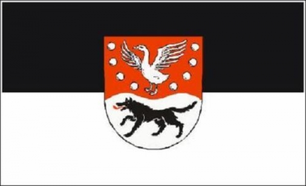 Tischflagge Landkreis Prignitz 10x15cm mit Ständer Tischfahne Miniflagge