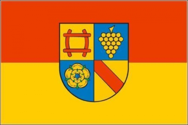 Tischflagge Landkreis Rastatt 10x15cm mit Ständer Tischfahne Miniflagge