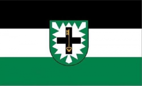 Tischflagge Landkreis Recklinghausen 10x15cm mit Ständer Tischfahne Miniflagge