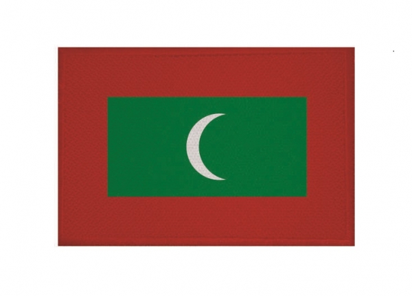 Malediven Aufnäher gestickt,Flagge Fahne,Patch,Aufbügler,6,5cm,neu
