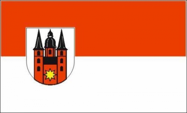 Tischflagge Marienmünster 10x15cm mit Ständer Tischfahne Miniflagge