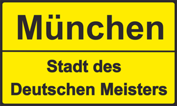 Flagge Fahne München Stadt des Deutschen Meisters