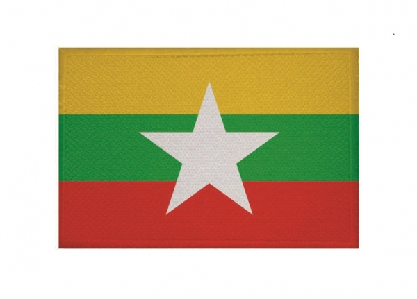 Aufnäher Patch Myanmar Aufbügler Fahne Flagge