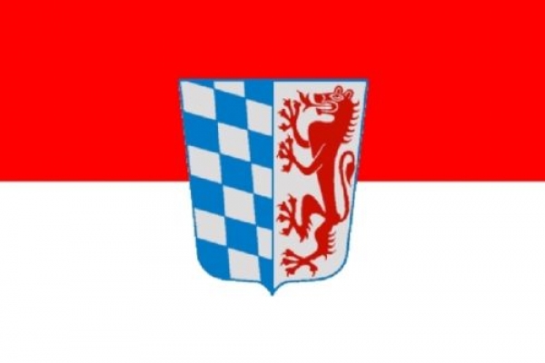 Tischflagge Niederbayern 10x15cm mit Ständer Tischfahne Miniflagge