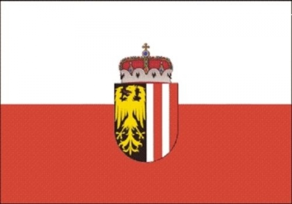 Tischflagge Oberösterreich 10x15cm mit Ständer Tischfahne Miniflagge