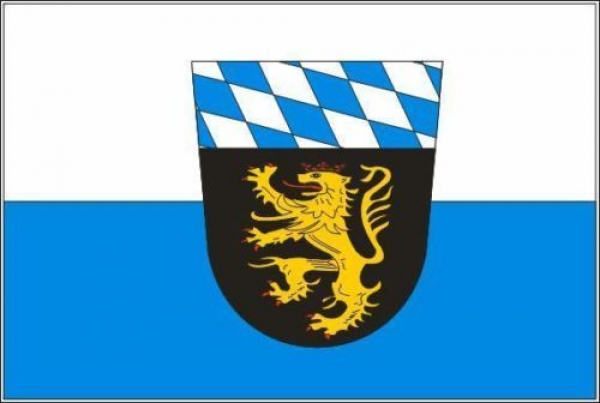 Tischflagge Oberbayern 10x15cm mit Ständer Tischfahne Miniflagge